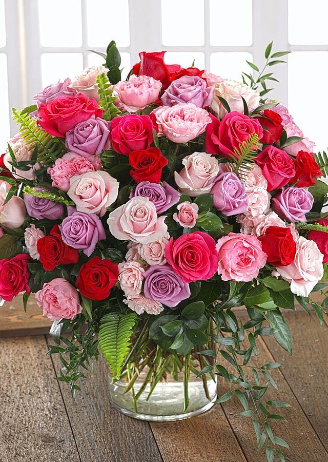 Rainbow Rose Bouquet
